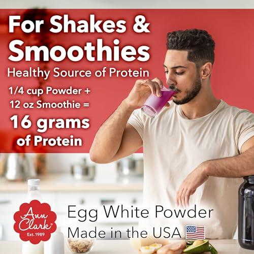 Ann Clark Cookie Cutters Ann Clark All Natural 100% Egg White Powder Made in USA, 8 oz.