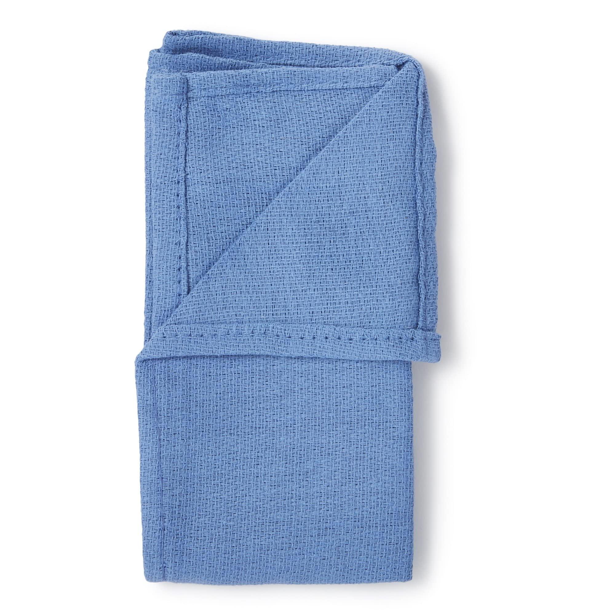 McKesson McKesson Operating Room Towels, Sterile, Disposable, Pre-Washed, Blue, 17 in x 27 in, 4 Towels per Pack