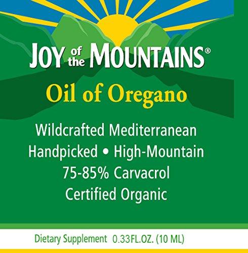 Joy of the Mountains 100% Wild Organic Oregano Oil - 10ml / 0.33 OZ