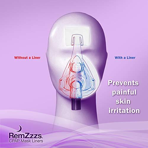 RemZzzs RemZzzs Full Face Cpap Mask Liners (K6-FL) - Reduce Noisy Air Leaks and Painful Blisters - Cpap Supplies and Accessories - Compatible with Fisher Paykel and Hans Rudolph
