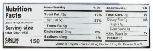 Nutilight Nutilight No Sugar Added Hazelnut Spread with Cocoa and Milk, Keto and Diabetic Friendly, Non-GMO, Gluten-Free, and Soy-Free, 11 Oz (Pack of 1)