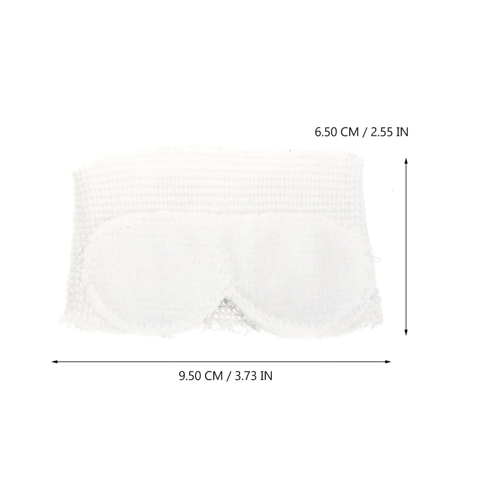 Healifty Healifty Baby Eye mask Eye mask for Eye Blindfold Baby Sleeping Eye mask Eye mask Baby for Infants Cute Eye mask Night Eye White Face mask Cotton Anti-Blue Light Newborn