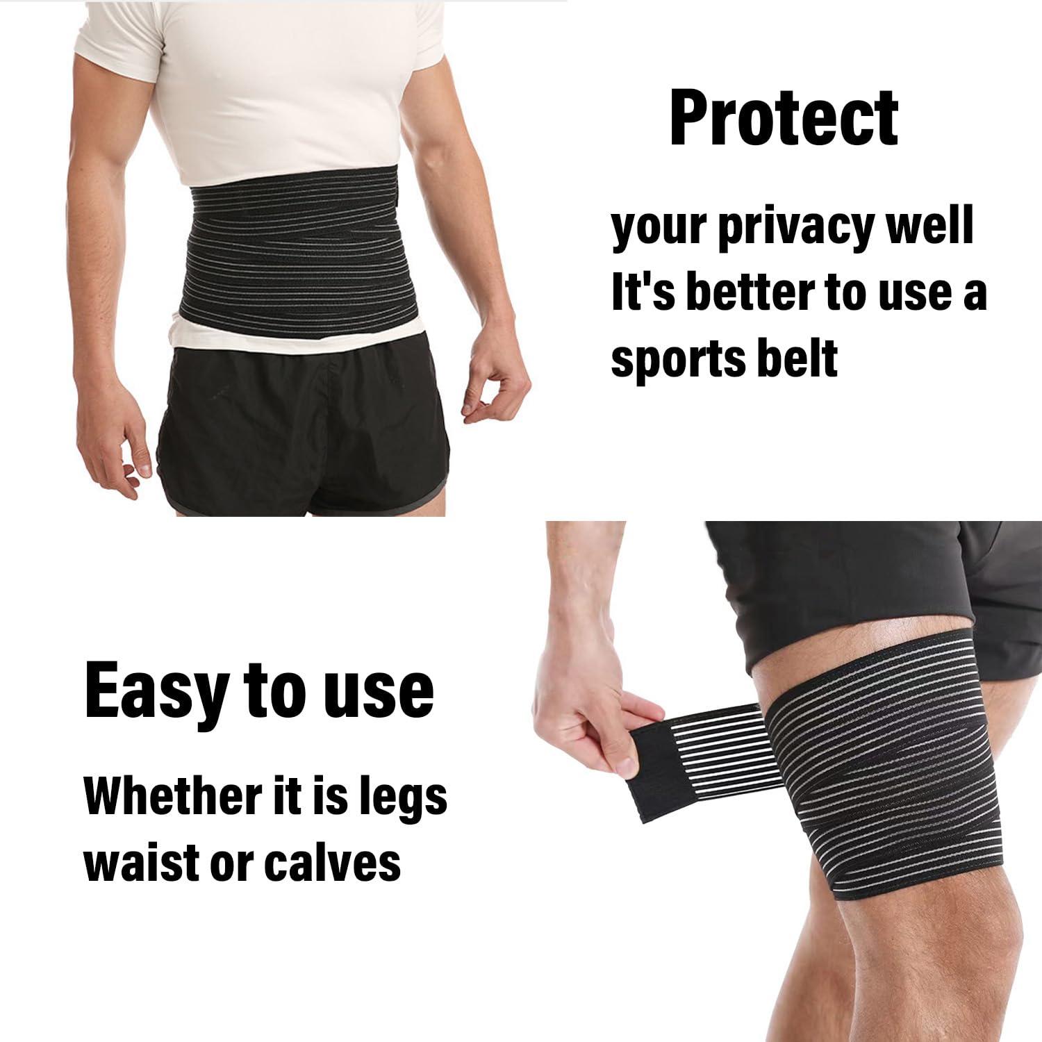 LonlyEagle 17 Pcs Urine Test Complete Kit Includes 5 Transparent Bags,10 Adhesive Temperature Test Strips,Filling Funnel47\"Adjustable Hidden Leg Straps,Portable Travel Urine Test Bag