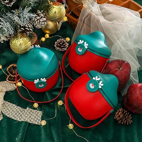 NVIVN NVIVN Christmas Apple Box Plastic Box Christmas Eve Apple Gift Box Gift Packaging Box Empty Box