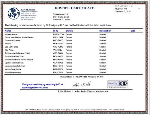 Slofoodgroup Persian Saffron Spice from Afghanistan by Slofoodgroup, Premium Quality Saffron Threads, All Red Saffron filaments for cooking, tea, Baking and More, Grade 1 Quality 5 Grams