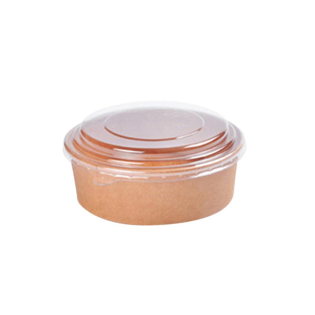 Healeved 20pcs Meal Prep Containers Kraft Paper Bowls