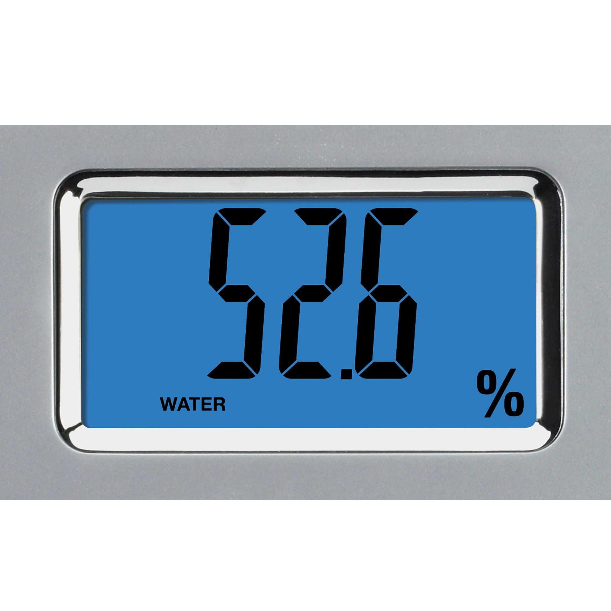 Conair Weight Watchers Scales by Conair Scale for Body Weight, Digital Bathroom Scale with Body Fat, Muscle and BMI in Clear