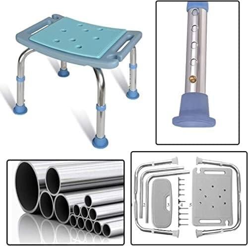 Psmpeng Shower Chair Bathroom Seat Shower Bench, for Disabled Elderly Adjustable Height Shower Chair Safety Bath Stool Bathtub Seat Shower Stool
