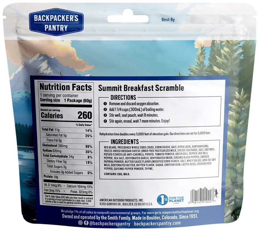 Backpacker's Pantry Backpacker's Pantry Summit Breakfast Scramble - 1 Serving