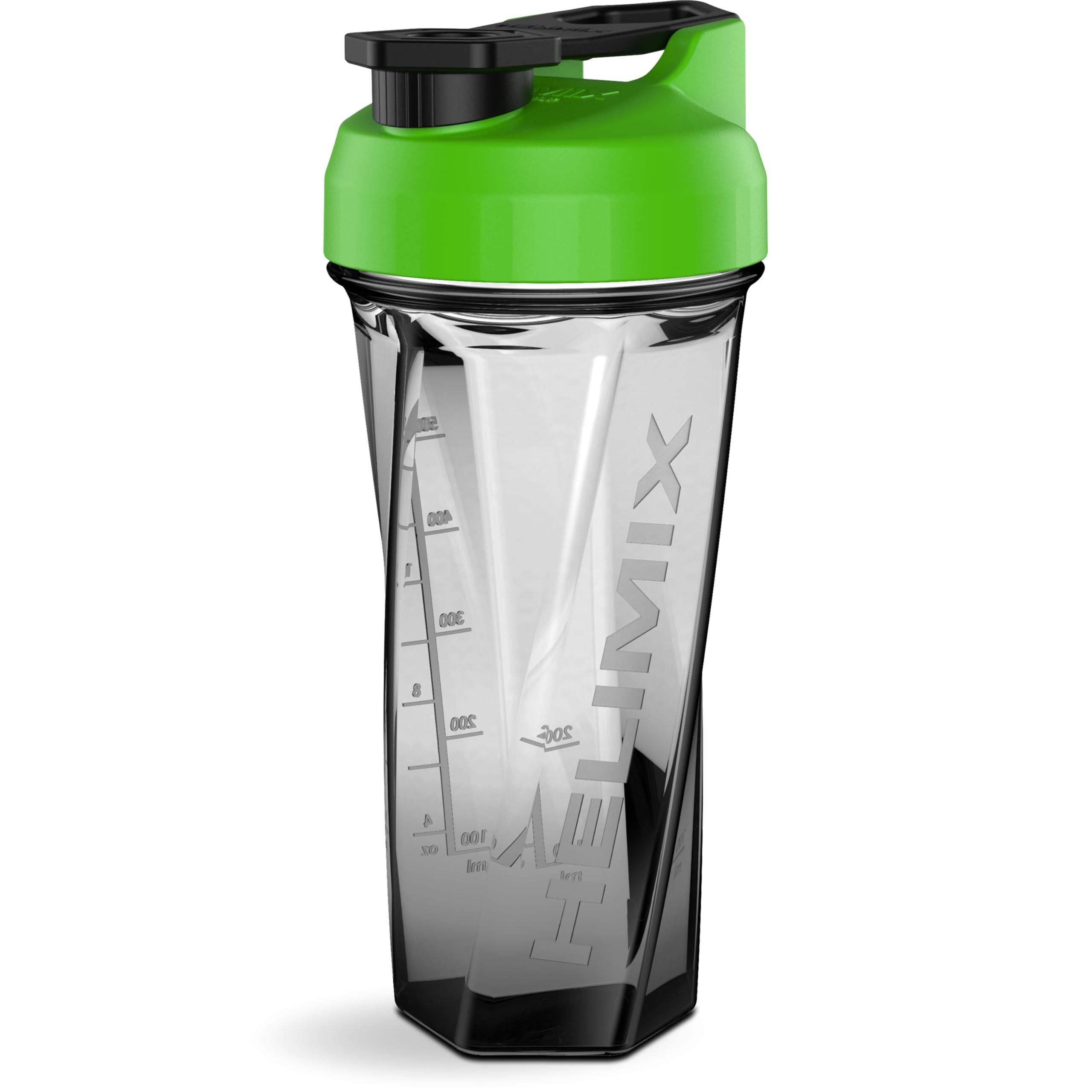 HELIMIX HELIMIX 2.0 Vortex Blender Shaker Bottle Holds upto 28oz | No Blending Ball or Whisk | USA Made | Portable Pre Workout Whey Protein Drink Shaker Cup | Mixes Cocktails Smoothies Shakes | Top Rack Safe