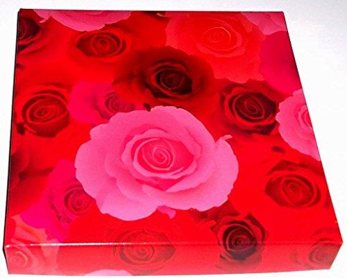 Scott's Cakes Scott's Cakes White Chocolate Covered Chocolate Almond Fudge Truffles in a 1 Pound Pink Roses Box