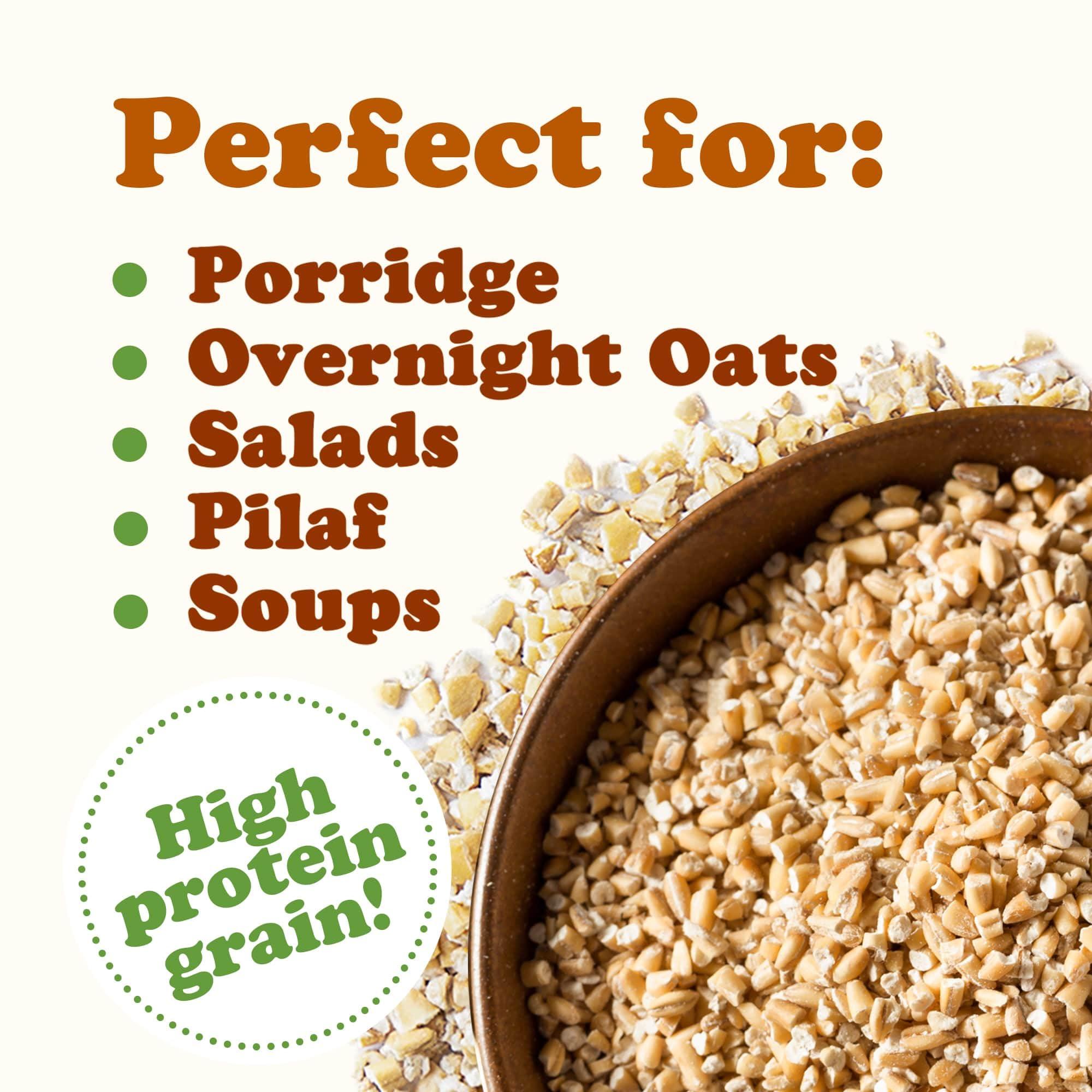 Food to Live Food to Live Steel Cut Oats, 1.5 Pounds - 100% Whole Grain Irish Oats, Quick and Easy Cooking Oatmeal, Hearty and Nutritious Cereal, High in Fiber and Protein, Raw, Unprocessed, Vegan, Kosher, Bulk