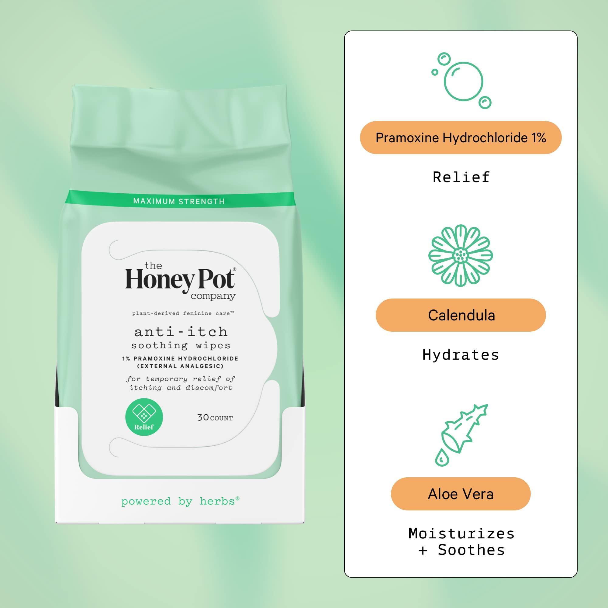 The Honey Pot Company The Honey Pot Company - Feminine Wash & Feminine Wipe Bundle - Includes Ph Balance Feminine Wash and Wipes for Women - Herbal Infused Feminine Care Products - Anti-Itch