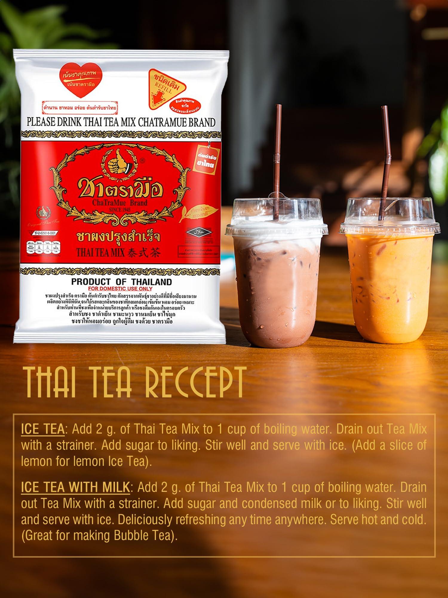 Cravin Supply Co Cravin Supply Co Thai Tea Mix (Number-One) Cha Tra Mue Perfect for brewing Traditional Restaurant Style Thai Iced Tea (400g)