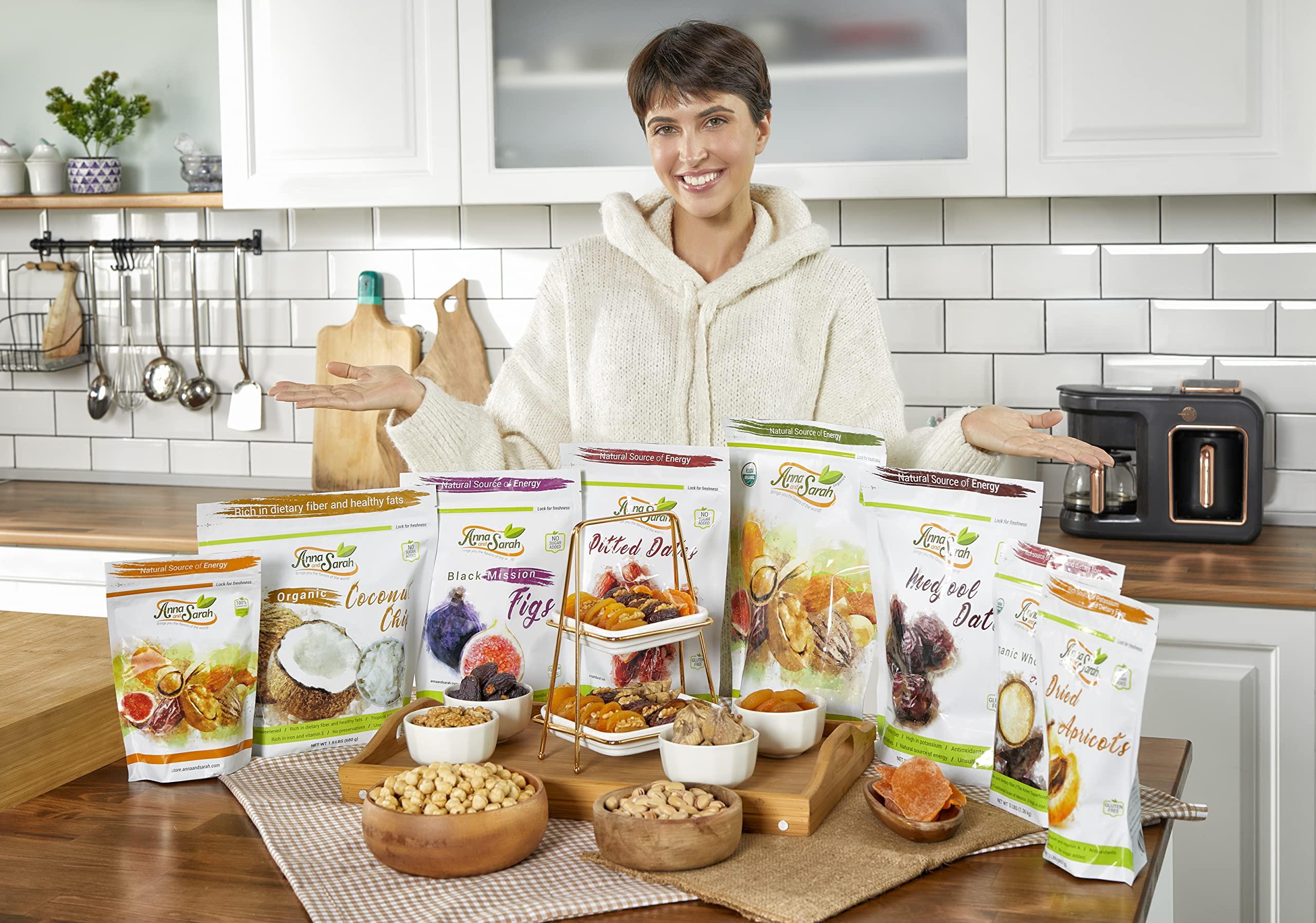 Anna and Sarah Anna and Sarah Dried Organic Mango, No Sugar Added, No Preservatives, Al-Natural, Premium Quality in Resealable bag 8 Oz