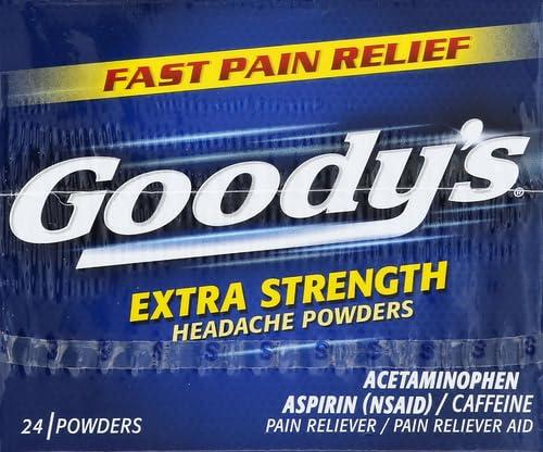 Goody's Goody's Extra Strength Powders | Fast Pain Relief | Aspirin & Caffeine | 24 Count