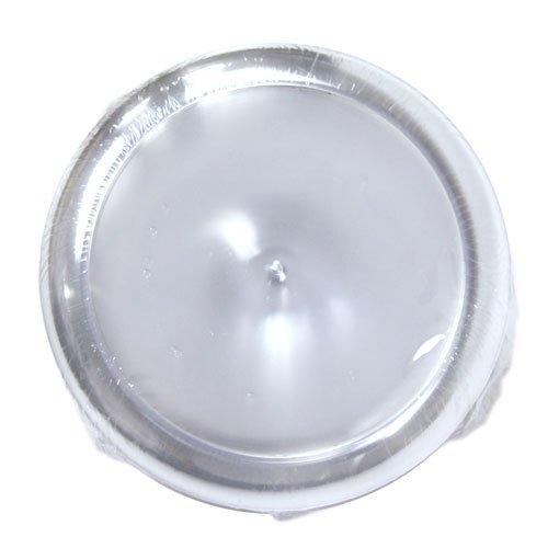 Hanna K. Signature Collection Clear Deluxe Round Plastic Buffet Dinner Plates - 6\" (Pack Of 30) - Sturdy & Elegant Disposable Dinnerware For Parties, Weddings & Events