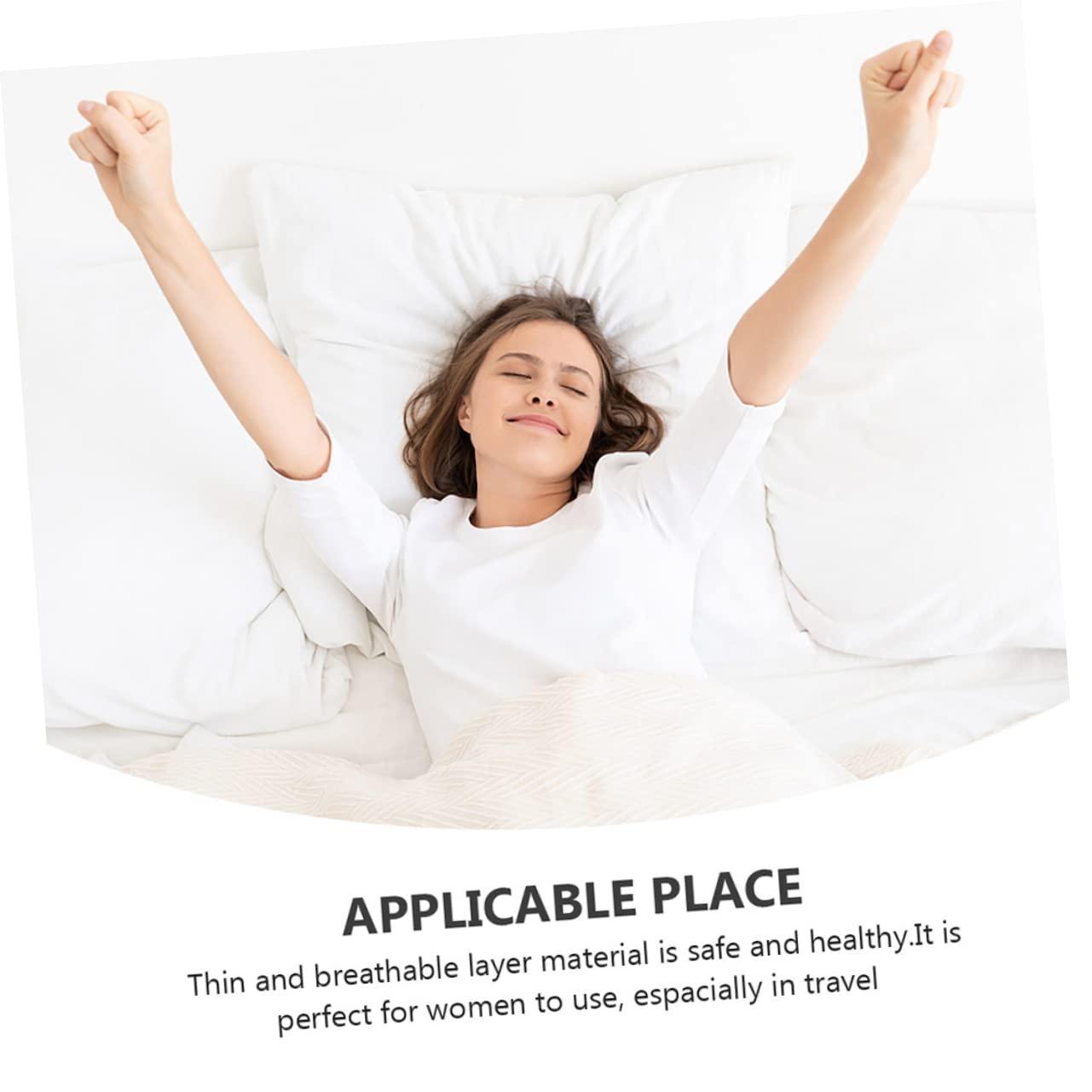 Operitacx Operitacx 3pcs Menstrual Cloth Napkin Organic Pads for Women Reusable Period Pads Reusable Cloth Pads Pads Panty Pads Girl Child White with Wings Cotton Paper Napkin