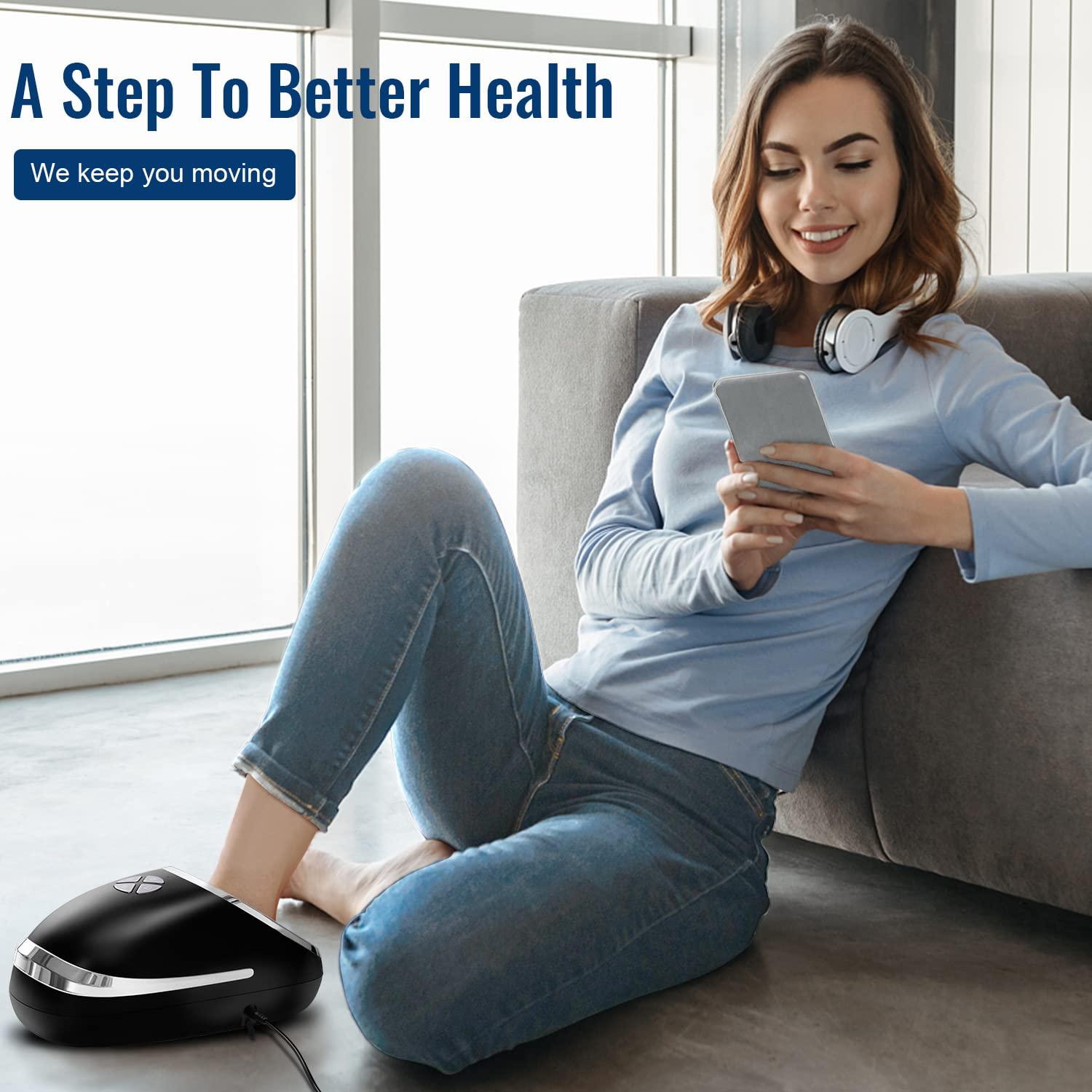 CXELZR CXELZR Christmas Gifts for Women, Mom, Her, Wife, Fathers Day, Mothers Day, Birthday Gifts for Men, Dad, Husband, Him - Foot Massager Machine with Heat for Plantar Fasciitis, Diabetics