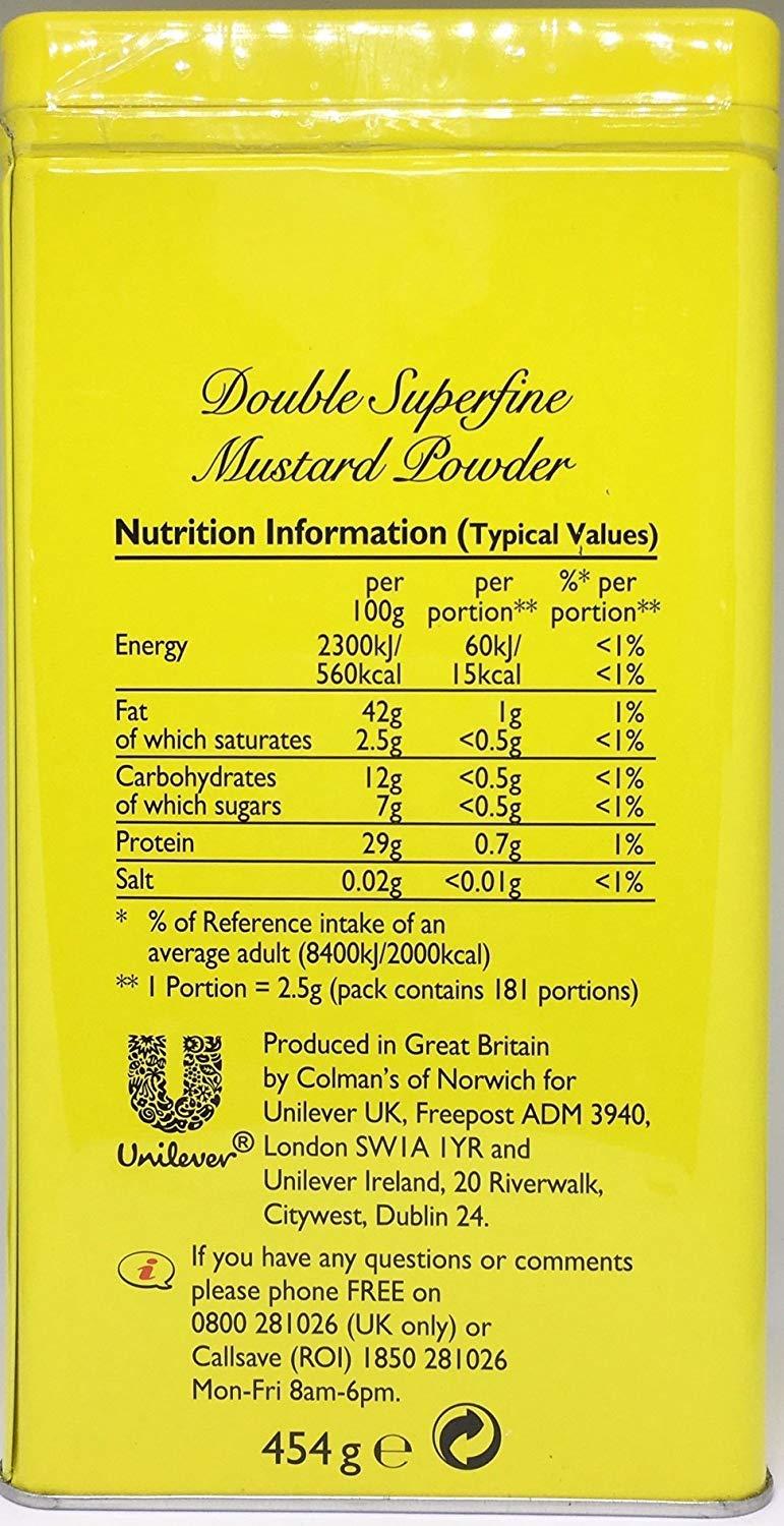 Colman's Colman's Dry Mustard Powder, 16 Ounce