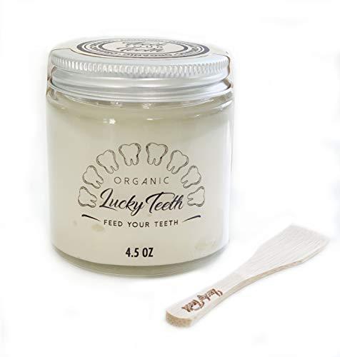 Lucky Teeth Lucky Teeth Organic Toothpaste-All Natural, Remineralizes and Fortifies Teeth and Gums. (4.5 oz 1 Pack)