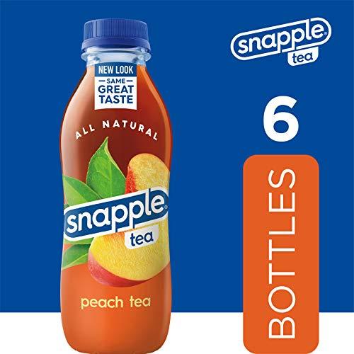 Snapple Snapple Peach Tea, 16 fl oz recycled plastic bottle, 6 pack