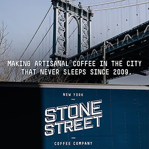 STONE STREET COFFEE COMPANY Stone Street Cold Brew Decaf Coffee, Swiss Water Process, Low Acid, 100% Arabica, Gourmet Coffee, Coarse Ground, Medium Roast, 1 LB