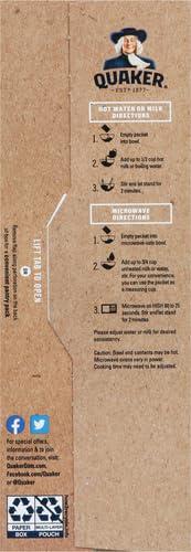 Quaker Quaker, Protein Instant Oatmeal, Banana Nut, 12.9 Oz, 6 Count (Pack of 2)