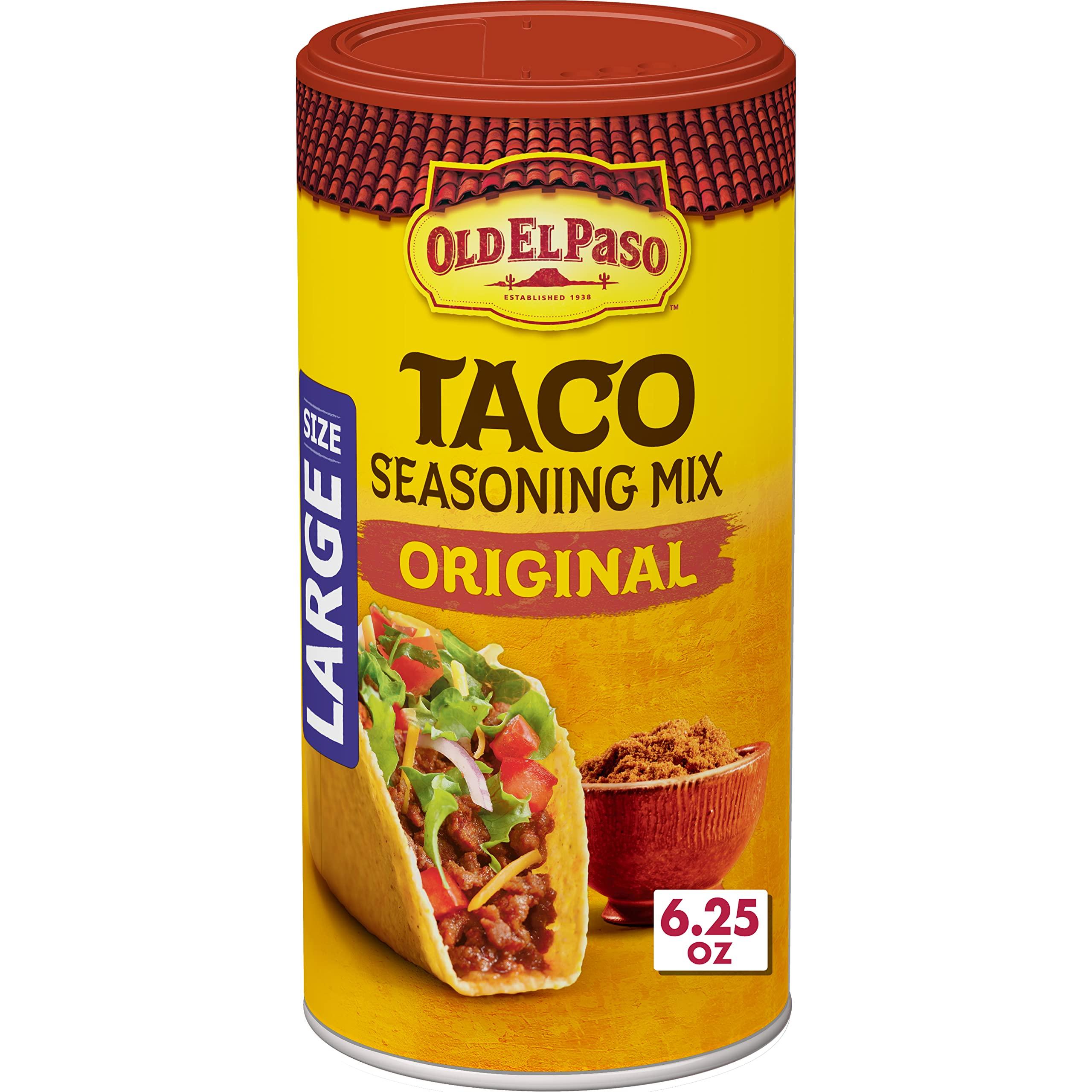 Old El Paso Old El Paso Taco Seasoning, Original, Large Size, 6.25 oz.