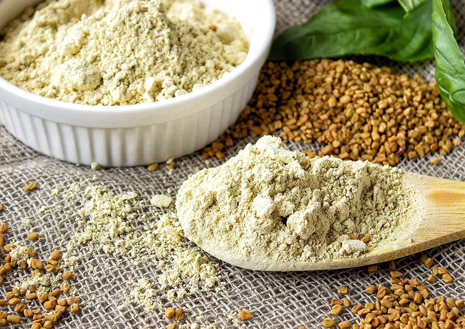 Food to Live Food to Live Fenugreek Powder, 2 Pounds Ground Methi Seeds, Kosher, Vegan, Bulk. Rich in Dietary Fiber and Iron. Great for Spice Blends, Curries, Chutneys, Vegetable Dishes, and Smoothies