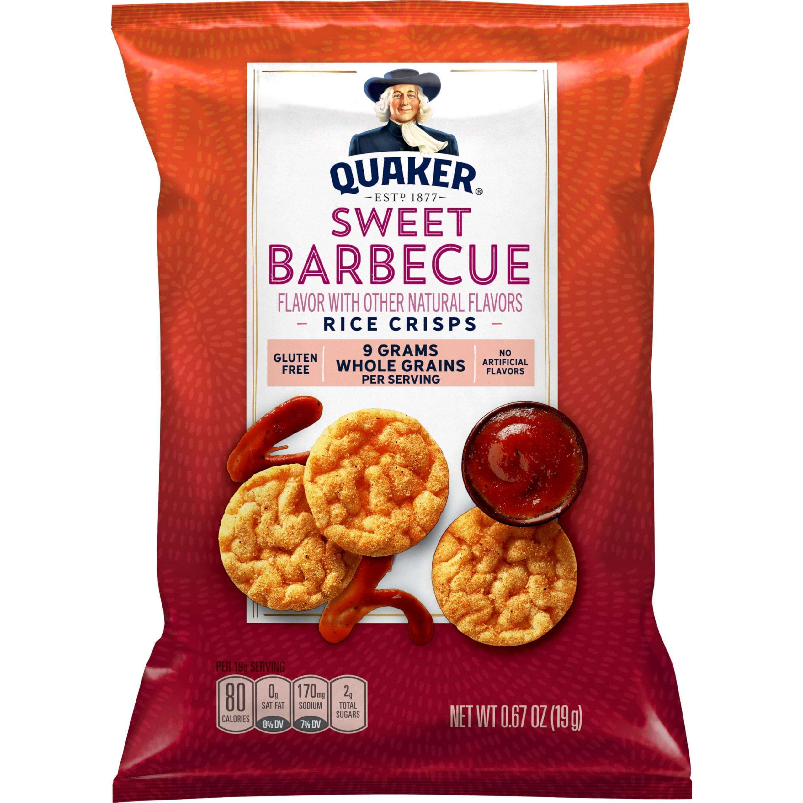 Quaker Quaker Rice Crisps, 4 Flavor Savory Mix, 15 count