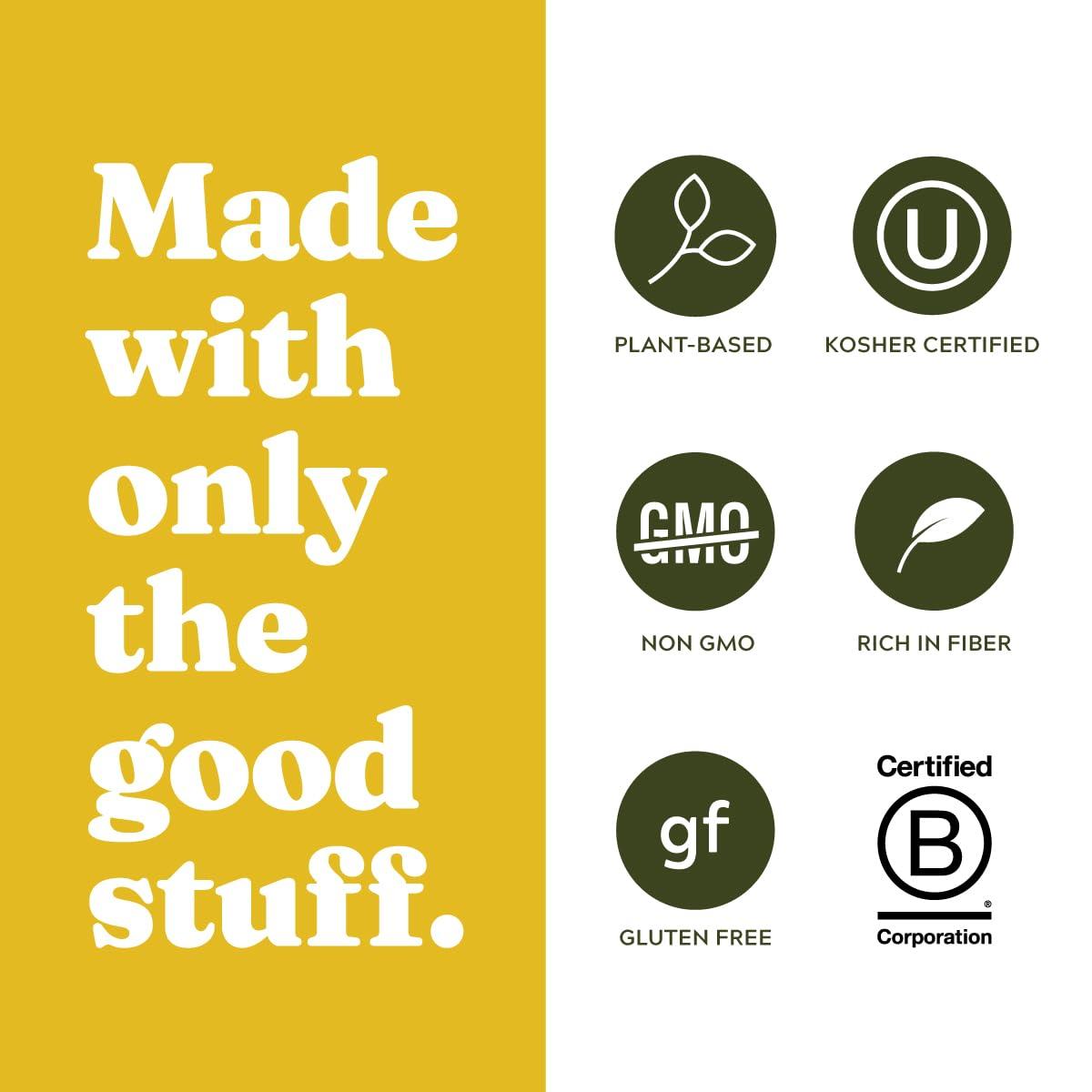 Simply Protein Simply Protein - Lemon Coconut Crispy Bars - Plant Based Protein Bars - Low Carb, Low Sugar, High Fiber - 12g Protein, 2g Sugar, 7g Fiber - Vegan, Gluten Free, Non GMO, Kosher - 32 Bars