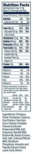 Banza Banza Mac and Cheese, Shells with Classic Cheddar High Protein, Gluten Free, and Lower Carb, 5.5oz (Pack of 6)