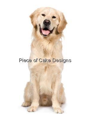 Art of Eric Gunty 1/4 Sheet ~ Golden Retriever ~ Dog Breed ~ Edible Cake/Cupcake Topper - D6671