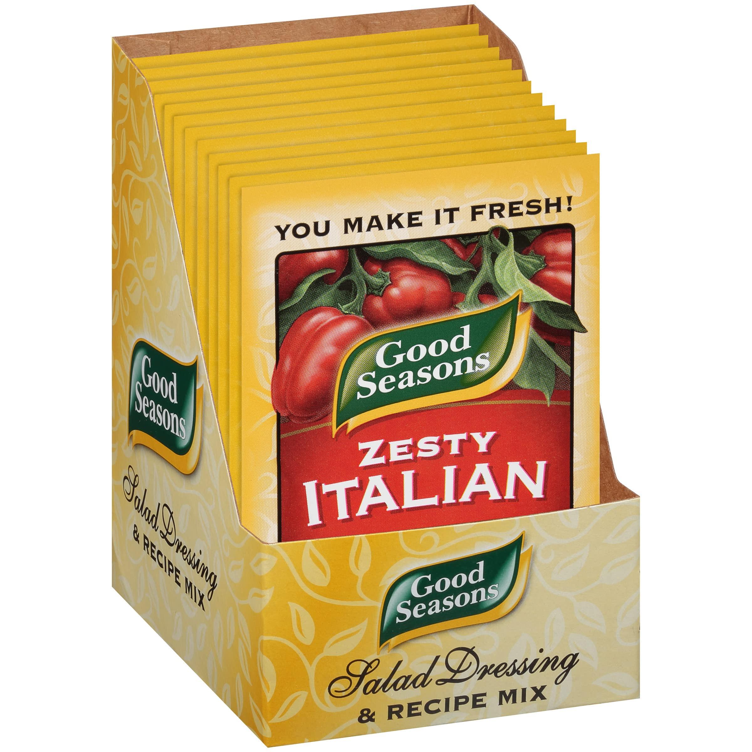 Good Seasons Good Seasons, Zesty Italian Dressing & Recipe Seasoning Mix, 0.6 Oz