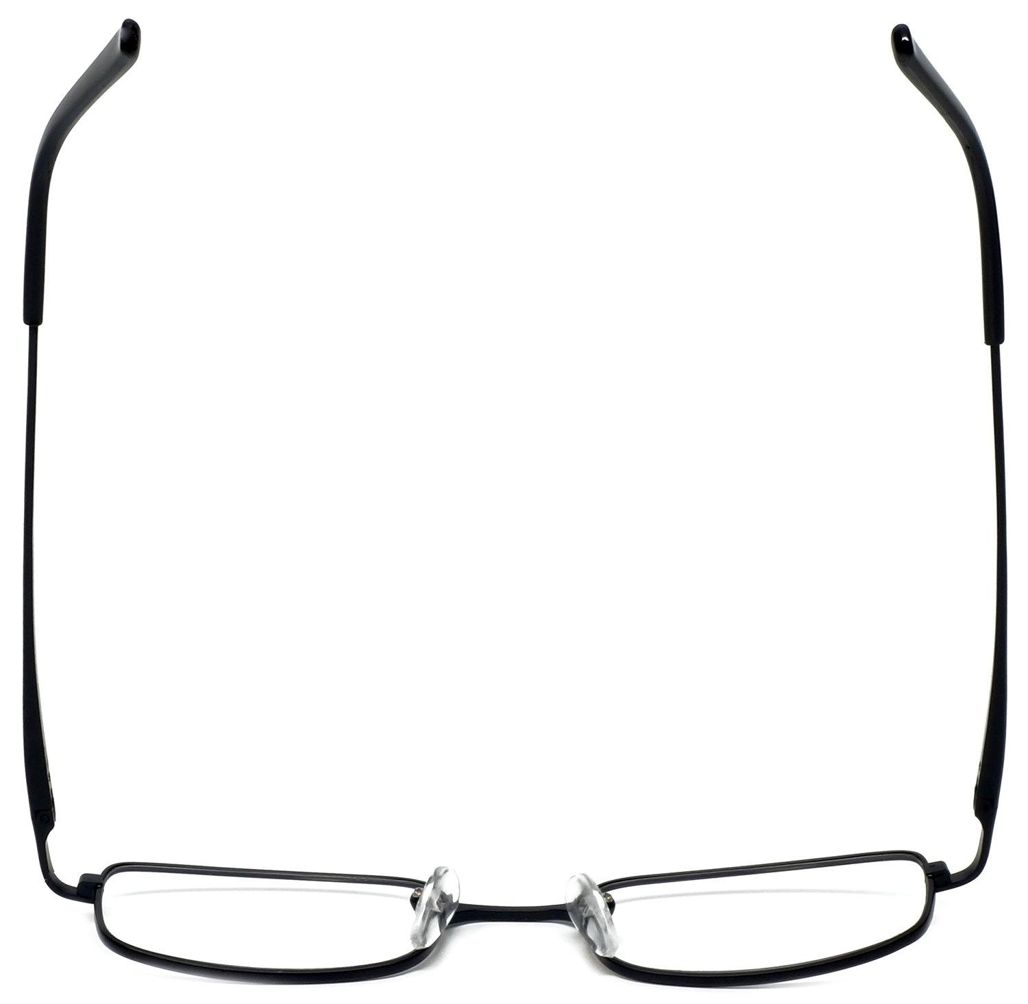 Calabria Calabria 753XL Extra Wide&Large Metal Spring Hinge Reading Glasses in Black+2.75