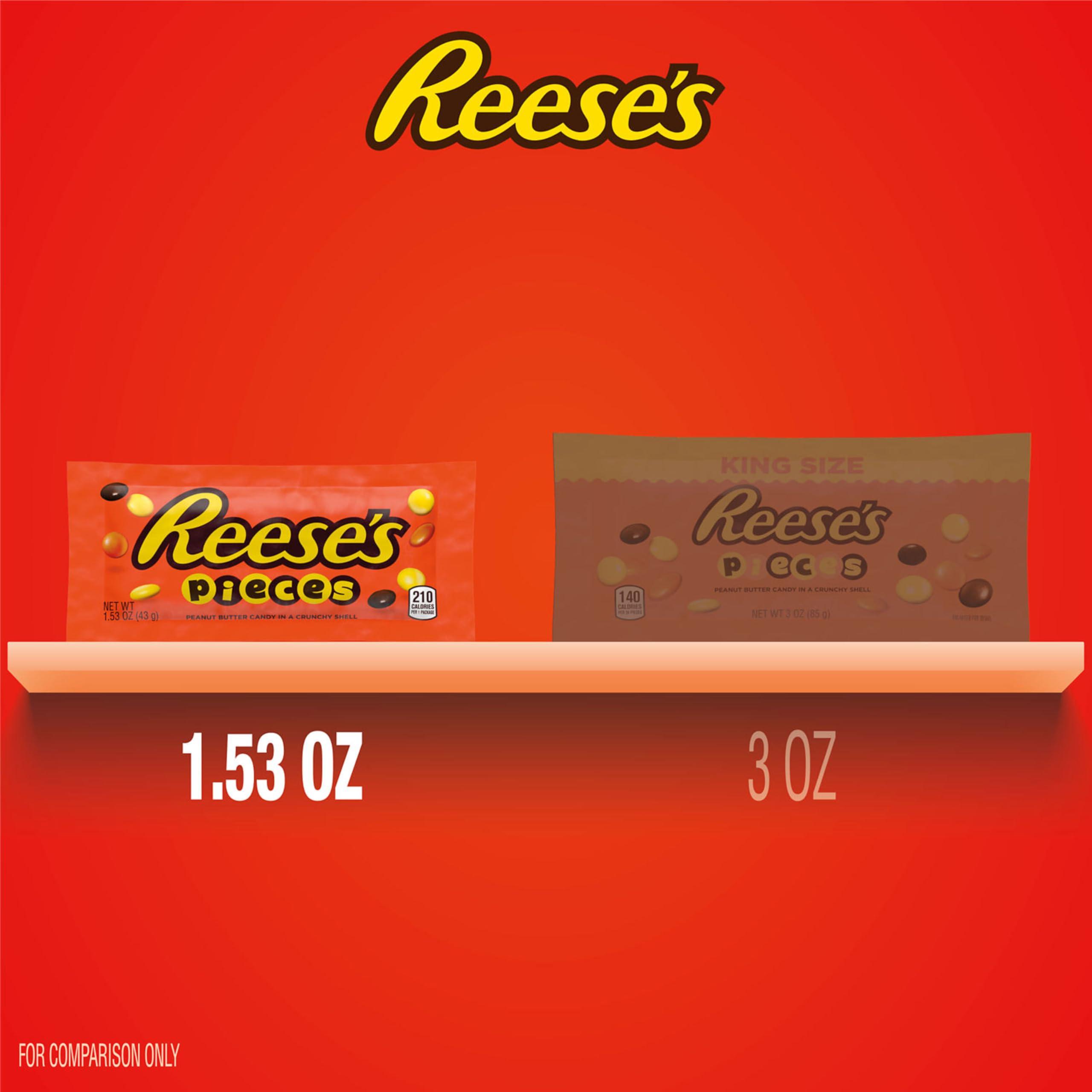HERSHEY'S REESE\'S PIECES Peanut Butter Candy Bags, 1.53 oz (18 Count)