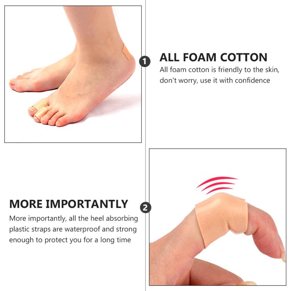 Healifty 3Pcs Anti-wear Stickers for Heels Anti- wear Foot Care Sticker Exercise Stickers Anti Tape Foot Protectors for feet Heel Stickers for Women pe Foam Patch Tape roll