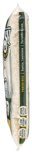 M&S Fruge Farms Parish White Rice High-Protein Rice with Low Glycemic Index Locally Grown Long-Grain White Rice Made in the USA Rich Nutrient Content Ideal for Curry, Desserts, Stir-Fry 2lb Bag