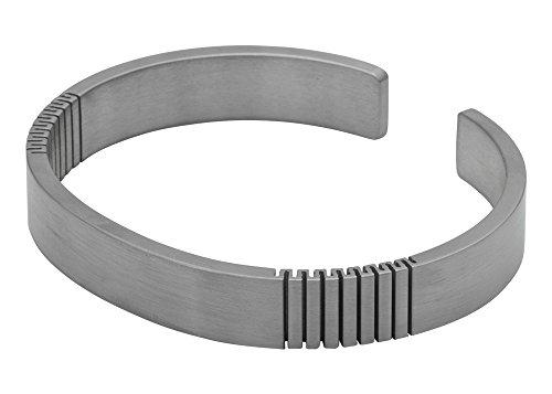 QRAY QRAY Q2 Pure Titanium 100% Pure Titanium Golf Athletic Bracelet Men Women C-Shaped Health Wellness Bracelet (Medium: 7"~7.75")
