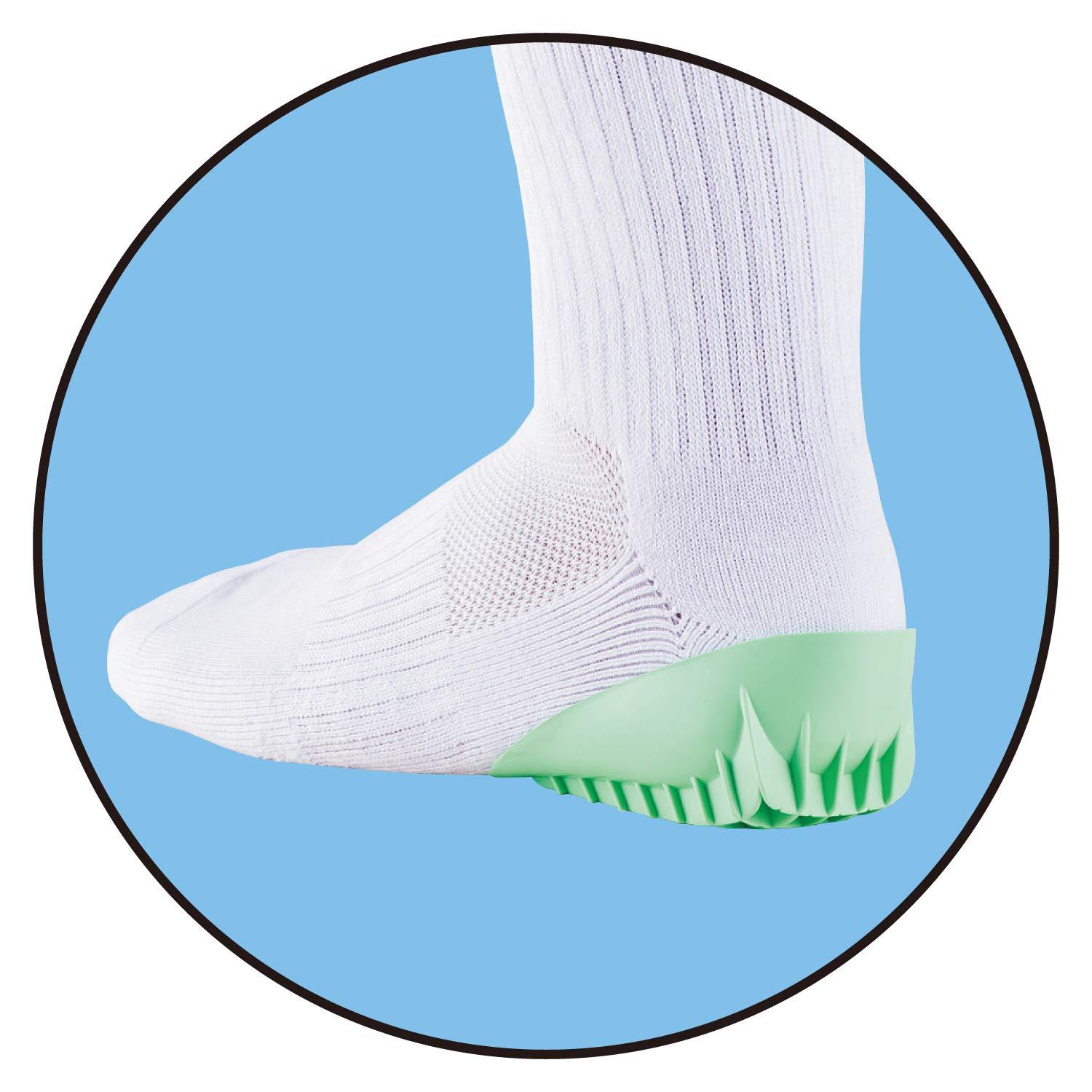 MUELLER MUELLER Sports Medicine Pro Heel Cups, Foot Pain Relief Support for Men and Women, High Impact Sports, Ideal for Shin Splints, Heel Spurs, Plantar Fasciitis, 1 Pair, Green, Large