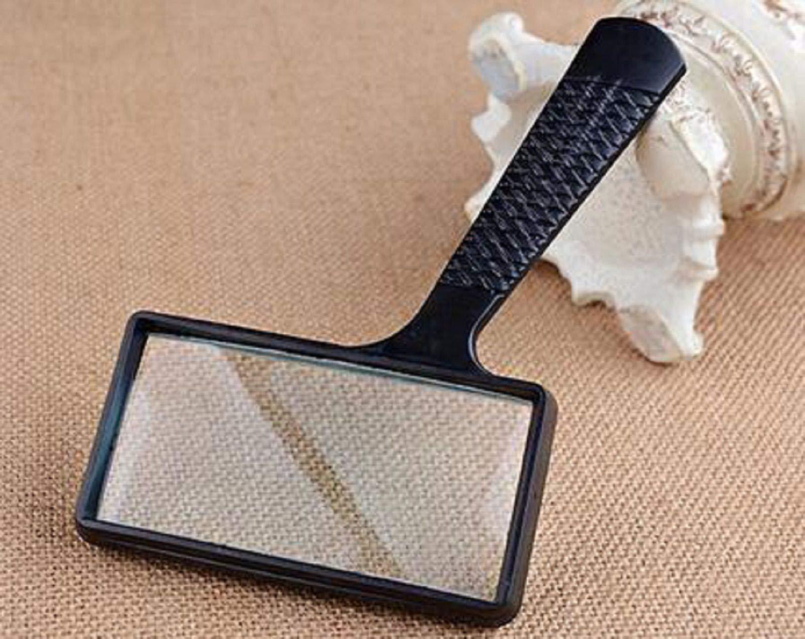 Owlike Owlike 5X Rectangular Magnifier Magnifying Glass Loupe for Reading Repairing Lens
