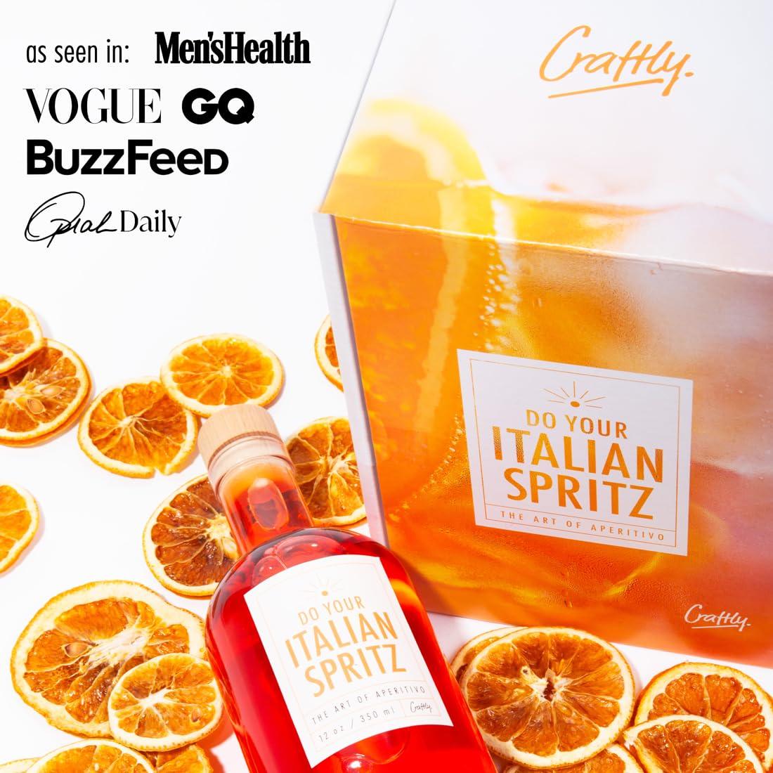 Craftly Craftly Italian Spritz Infusion Kit Ultimate Aperitivo Experience at Home | DIY Cocktail Set for Aperitivo | Cocktail Set for Spritz