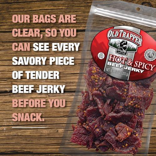 Old Trapper Old Trapper Beef Jerky, Spicy, 10 Ounce