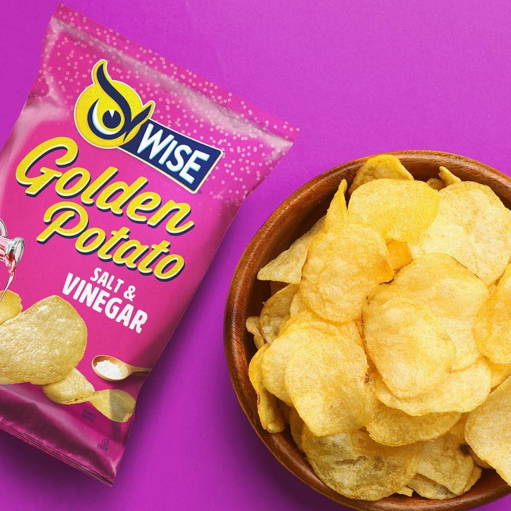 Wise Foods Wise Foods Salt & Vinegar Potato Chips Sharing Size Bags (4 Bags)