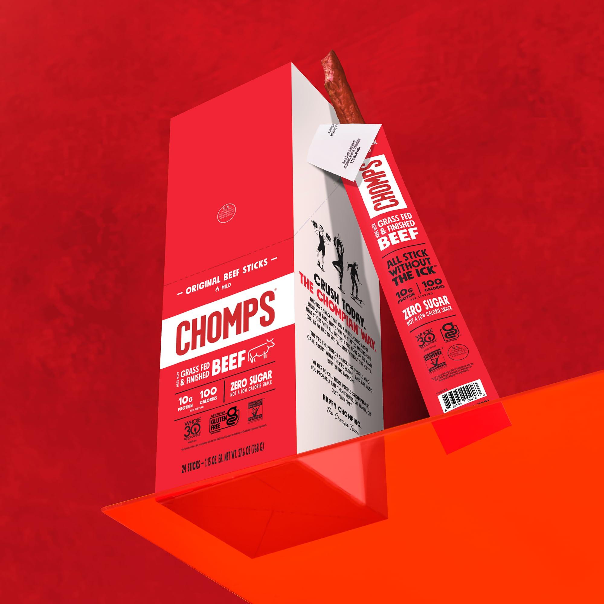 Chomps CHOMPS Beef Stick 8PK 9.2 OZ
