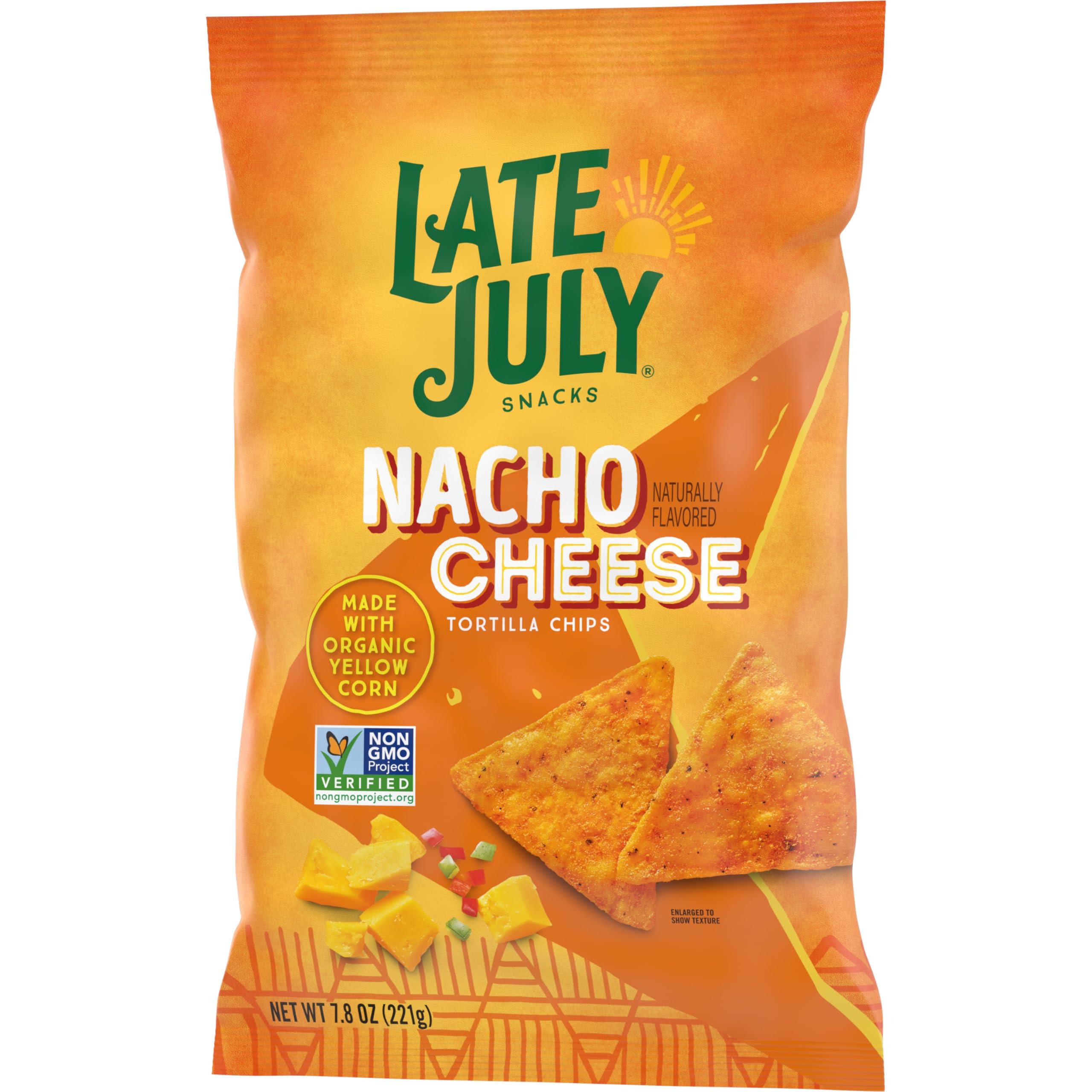Late July Late July Snacks Nacho Cheese Tortilla Chips, 7.8 Oz