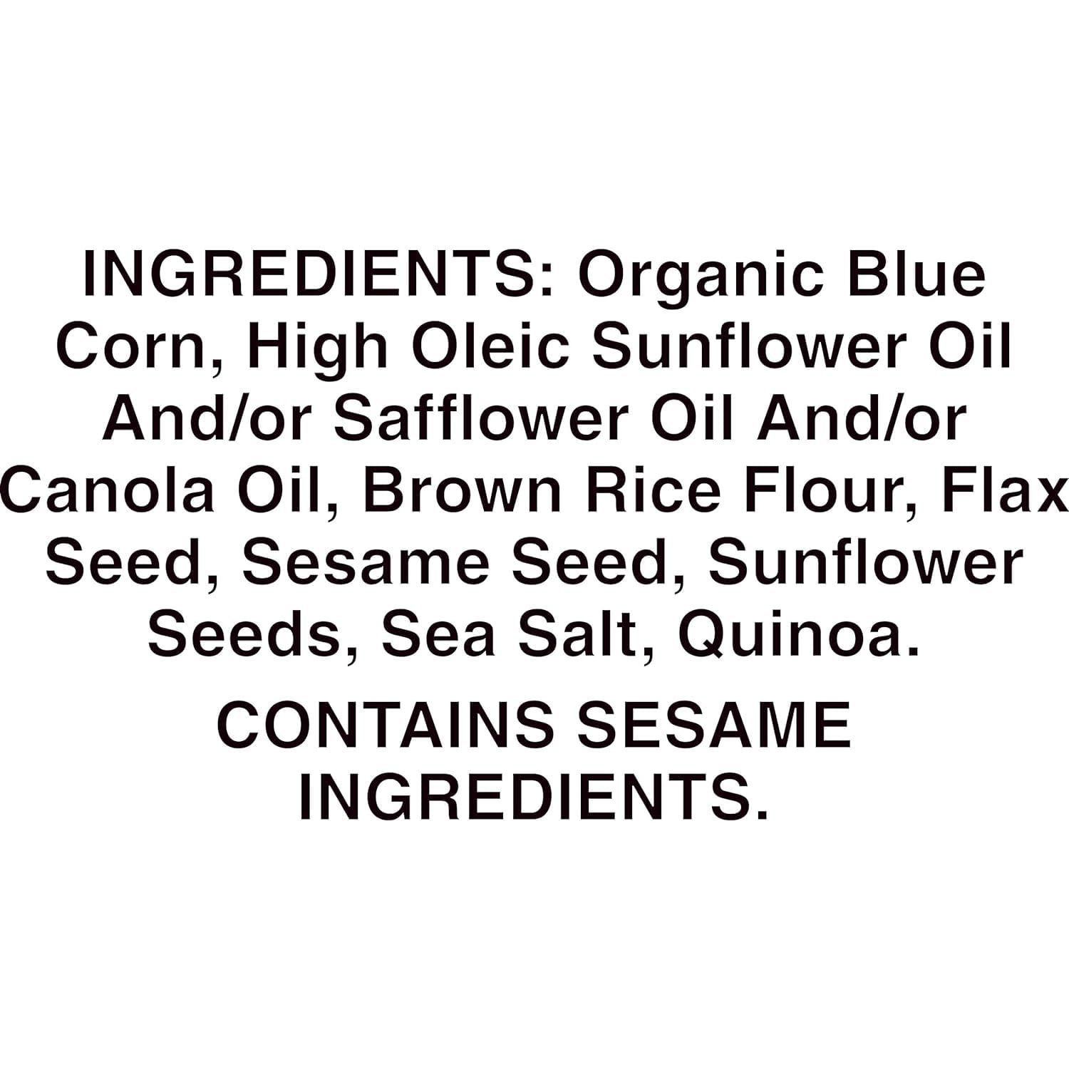 Food Should Taste Good Food Should Taste Good Blue Corn Tortilla Chips, 5.5 oz. (Pack of 6)