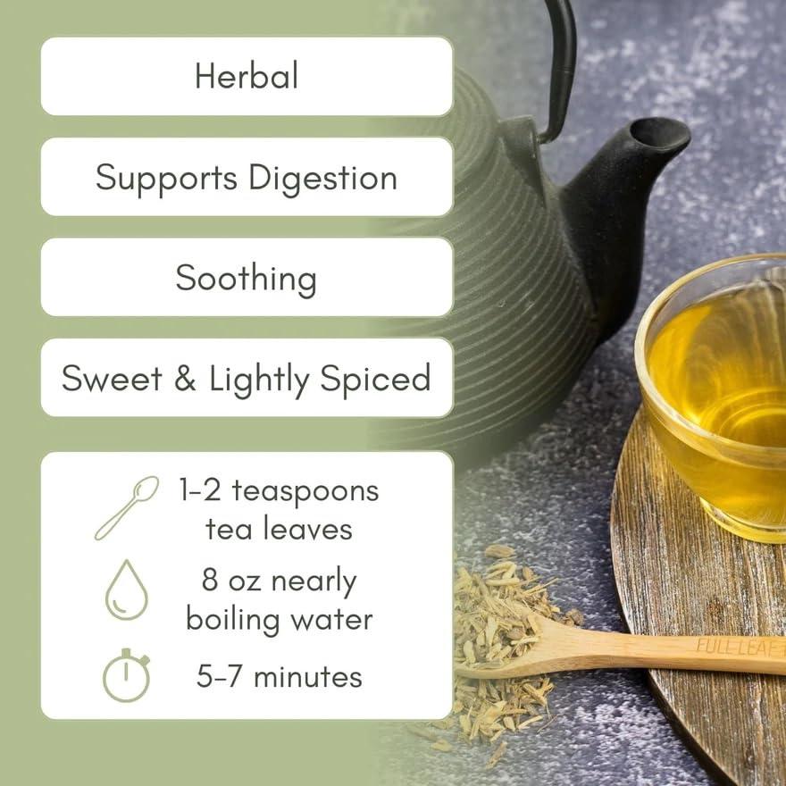 Full Leaf Tea Co. Organic Licorice Root - 2 oz Bag (approx. 30 servings) | Full Leaf Tea Co.