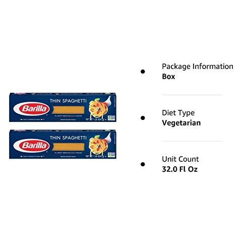 by Barilla Barilla Thin Spaghetti - 16 fl oz (Pack of 2)